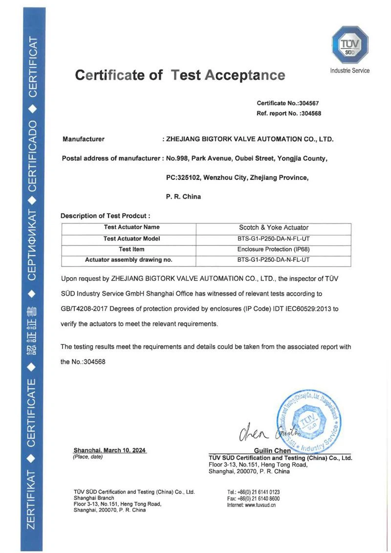 BG-TUV IP68 BG-TUV IP68