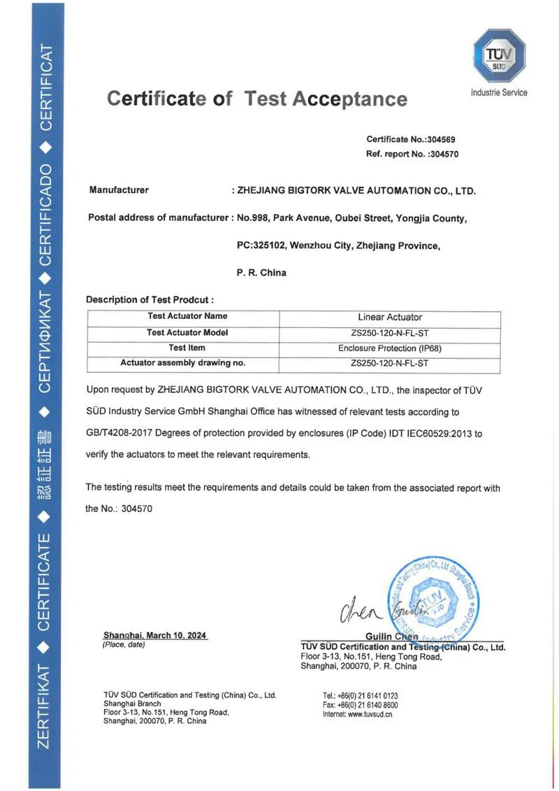 ZS&LP-TUV IP68 ZS&LP-TUV IP68